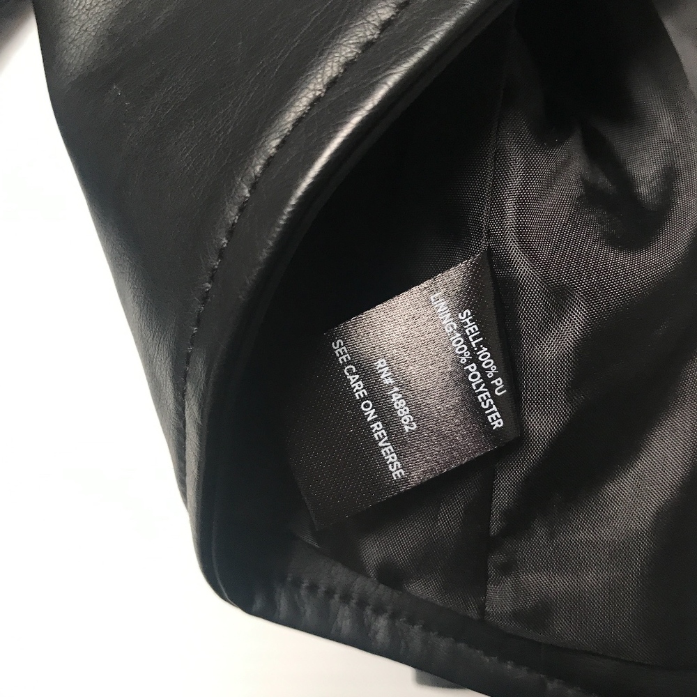 Torrid NWT faux leather floral embroidered moto - Picture 7 of 7